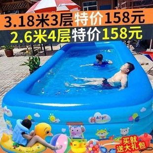 儿童游泳池家用成人超大号充气加厚家庭泳池宝宝婴儿小孩大型水