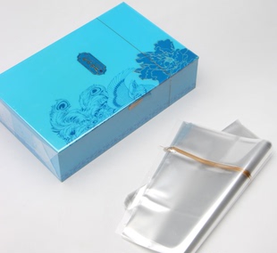 BOPP茶叶礼盒塑封膜化妆产品包装 膜透明光面拉丝收缩烫膜机专用膜