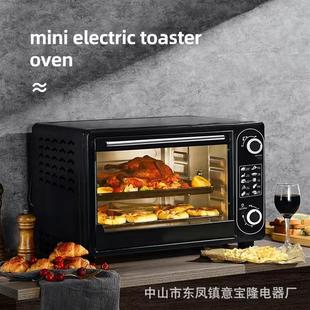 跨境烤箱热卖 款 13L25L 48L多功能电烤箱家用大容量可预约定时烘焙