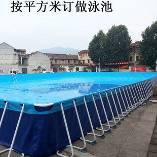 支架水池 支架移动游泳池 室外大型游泳池 夏天简易游泳池