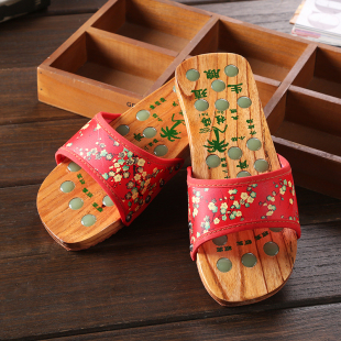 包邮 木拖鞋 防滑日本男式 日式 纯手工人字木拖鞋 木屐拖鞋 木头拖鞋