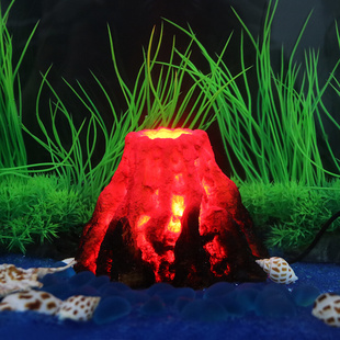 火山石造景鱼缸装 饰品小假山造景石套餐小摆件水族箱布景仿真火山