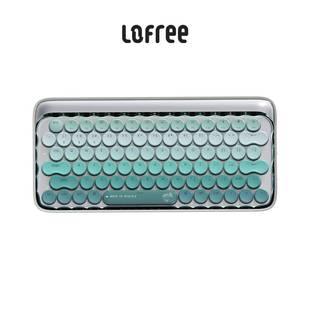 lofree洛斐孔雀机械键盘鼠标套装 无线蓝牙笔记本ipad手机电脑女生