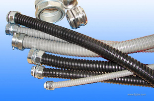 京生优质包塑金属软管电缆电线保护管Ф15 16包塑金属软管蛇皮管