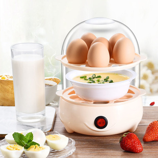蒸蛋器防干烧自动断电多功能家用煮蛋器小型蒸蛋羹蒸蛋神器早餐机