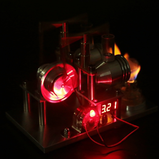 斯特林发动机发电机蒸汽机物理实验科普科学制作发明玩具模型小型