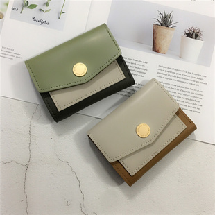 设计韩版 小巧小小款 短款 卡包多层零钱包钱包小众可爱女士精致钱包