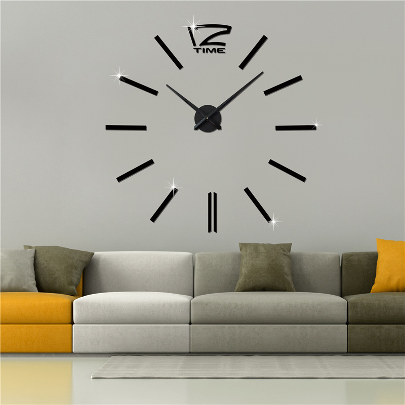 时钟创意墙钟表 艺术挂表DIY个性 欧式 1米特大简约挂钟 客厅时尚