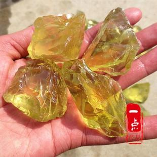纯天然巴西黄水晶大块雕刻料原石 黄水晶原石原矿大颗粒碎石 正品