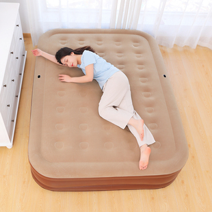厂家充气床垫午睡1.5双人简易气垫床家用打地铺折叠1.2单人加厚咖
