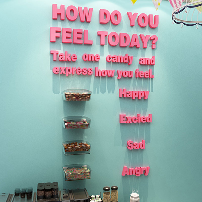 办公室墙面装 饰企业文化公司茶水间背景布置贴纸励志标语挂画糖果