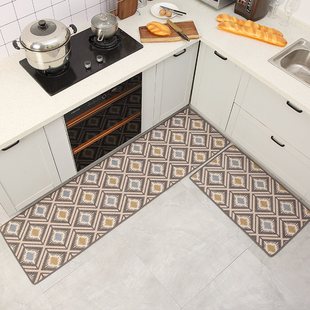 新品 厨房地垫e防滑防油地毯吸水脚垫家用垫子专用免洗2022简约防