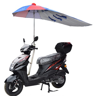 电动车遮阳伞雨h伞遮雨防晒超大加长加厚双层踏板摩托车雨棚遮阳