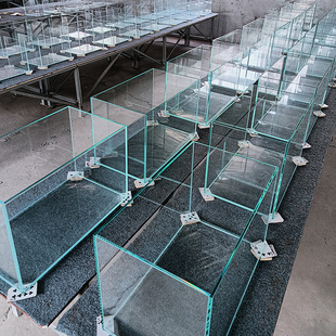 金晶超白玻璃鱼缸定做溪流家用大中小型长V方形水草雨林乌
