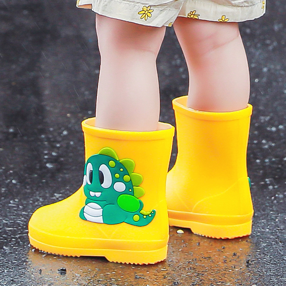 女童小男孩宝宝幼儿园防滑防水雨靴轻便卡通雨鞋 儿童男孩 儿童雨鞋