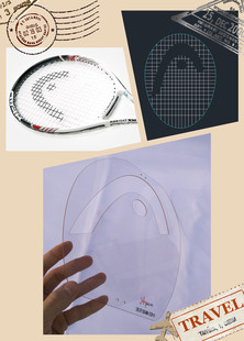 海德HEAD网球拍Logo定制DIY品牌塑料模板定做
