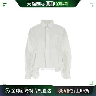 2407158 白色棉质衬衫 Sacai 香港直邮潮奢 女士