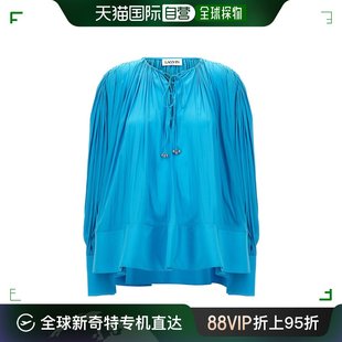 Lanvin 朗雯 香港直邮潮奢 V领系带罩衫 RWTO00184778P24 女士