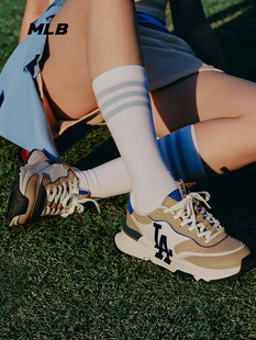 23春夏男女情侣 运动鞋 撞色网面跑步鞋 MLB正品 通勤时尚