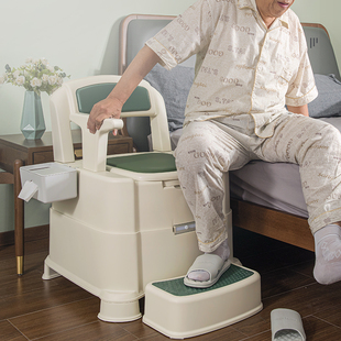 老人坐便器可移动马桶加固防臭椅子家用老年残疾人孕妇房间农村用
