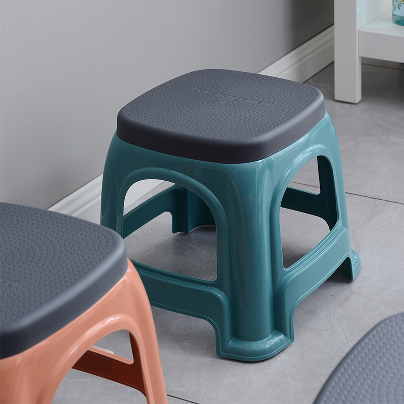 凳家用小板凳简约矮凳沙发穿鞋 凳成人方凳 加厚小凳子塑料椅子换鞋