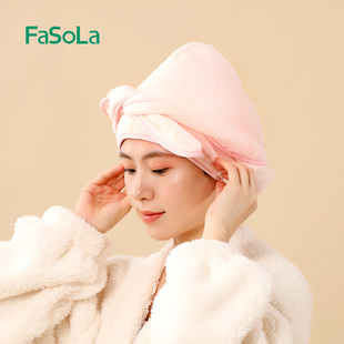 FaSoLa干发帽女双层加厚包头巾超强速吸水速干毛巾擦头发毛巾