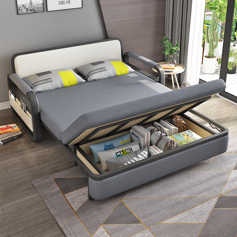 沙发床两用小户型客厅多功能现代简约可折叠客厅卧室储物坐卧家用