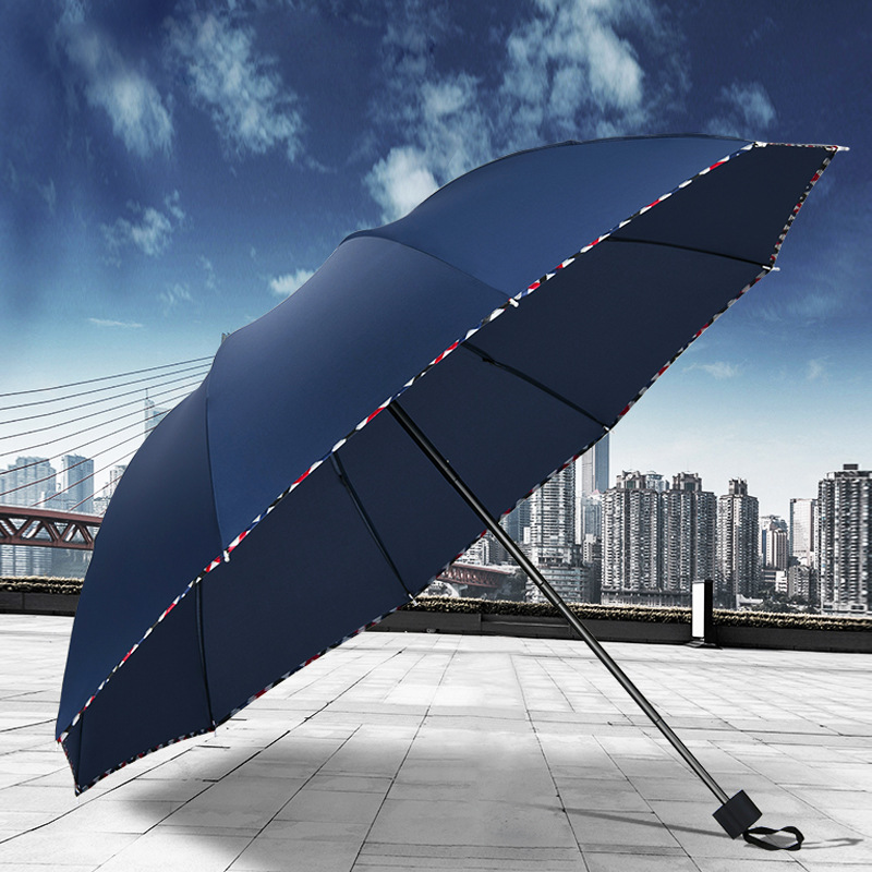 大号超大雨伞男女三人双人晴雨两用伞加大加固折叠加厚遮阳伞雨伞