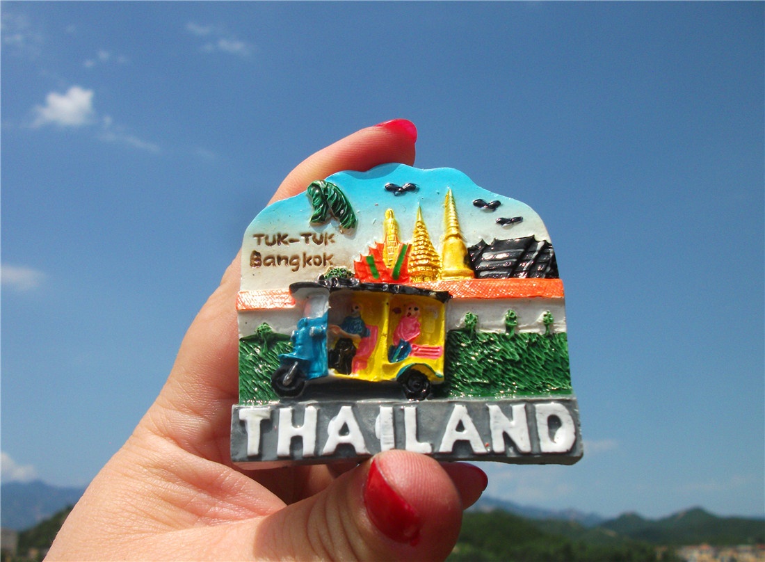 THAILAND 曼谷 泰国当地购买冰箱贴 TUK 礼物手信 嘟嘟车