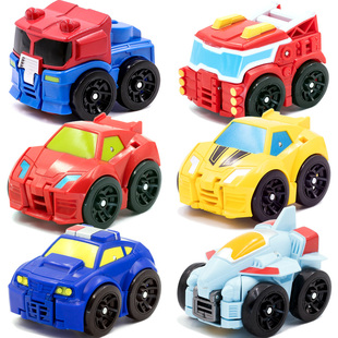 儿童小孩宝宝变形玩具车模型蒙巴迪金刚机器人男孩迷你变身小汽车