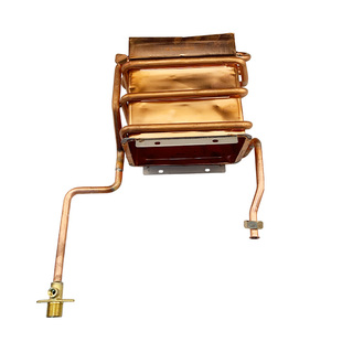 恒温机水箱全铜无氧铜10L12L燃气热水器热转换器配件通用短五排