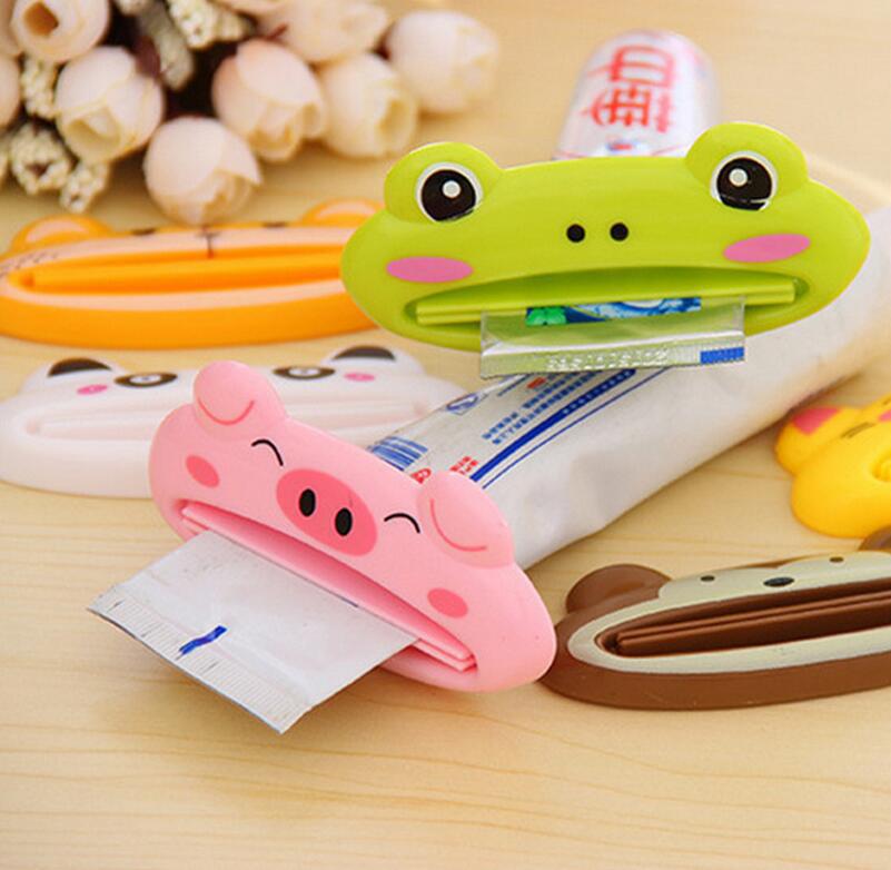 清新挤牙膏神器懒人创意洗面奶按压器韩国儿童卡通手动牙膏挤压器