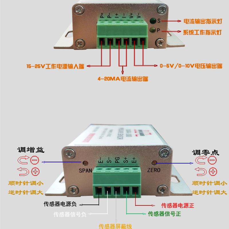 模块号 变送器V放大ma05V20 信模拟量输出称重40压力 传感器PLC10
