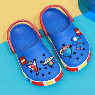 男夏季 沙滩鞋 儿童洞洞鞋 中大童休闲软底防滑小学生凉拖鞋 女童凉鞋