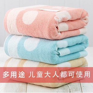 浴巾纯棉吸水夏季 成人新生儿宝宝超柔软儿童婴儿毛巾被加厚长方形