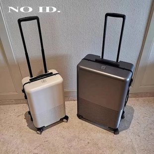 26寸纯PC材料铝框行李箱 日本品牌NO·ID 拉杆箱 1384 全铝版