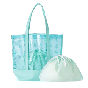 防水游泳包 果冻包 大容量单肩包 大包 沙滩包 子母包 透明包包女