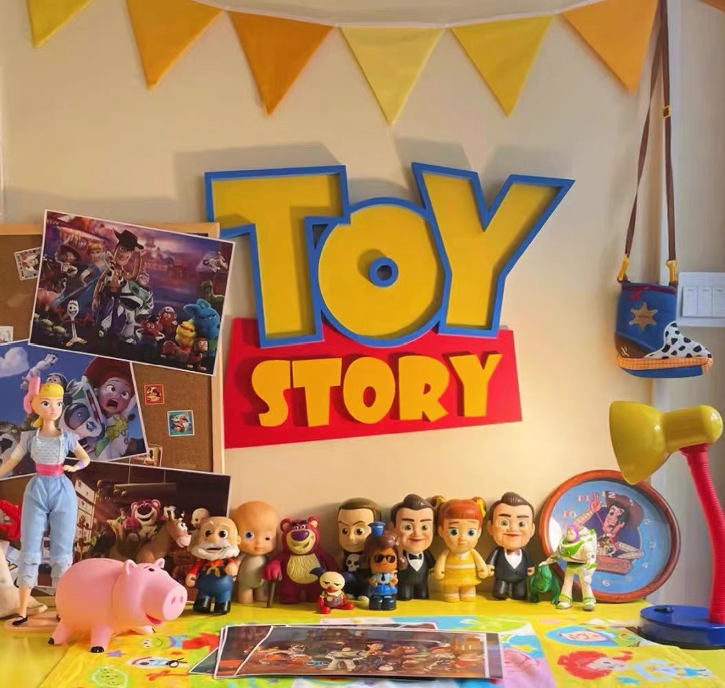 玩具总动员招牌logo装 饰挂牌 toy story家居房间卡通高颜值摆件