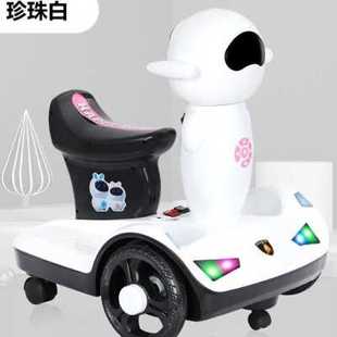 可旋转儿童车电动车平衡车男女小孩玩具车可坐人充电瓶摩托代步.o