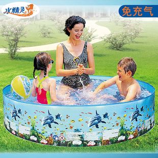 游泳池家用儿童戏水泳池小孩大人大型可折叠户外免充气宝宝戏水池