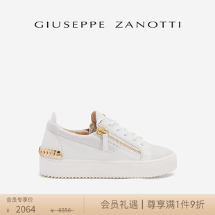 低帮休闲运动鞋 ZanottiGZ女士经典 小白鞋 Giuseppe