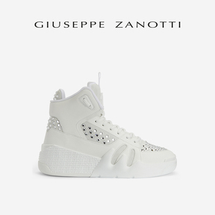 Giuseppe ZanottiGZ女士水钻Talon高帮运动鞋 小白鞋