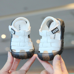 小童机能鞋 子女童鞋 男童凉鞋 婴儿童软底学步鞋 新款 夏季 宝宝休闲鞋