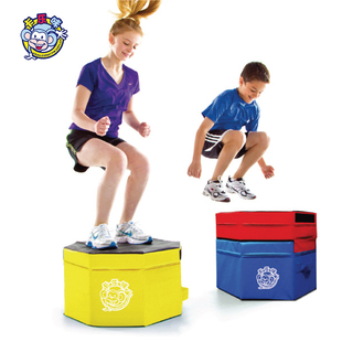 美国卡乐咪跳高组合垫学生体育运动玩具锻炼室内跳高锻炼玩具3岁