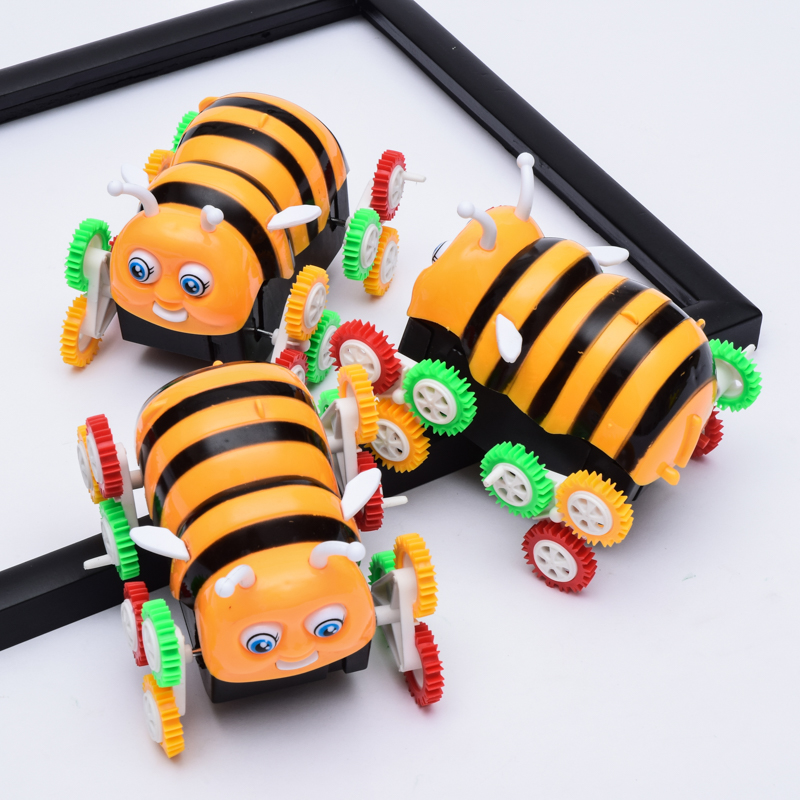 电动玩具车蜜蜂车自动翻转儿童玩具翻斗车地摊货源广场热卖 新款