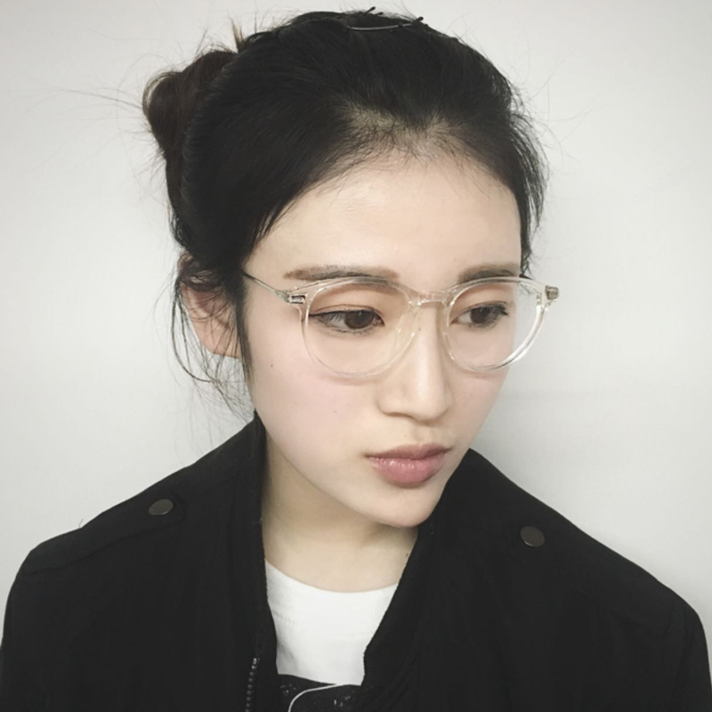 超轻tr90眼镜框女韩版 潮复古全透明框男女近视可配度数白色眼睛架