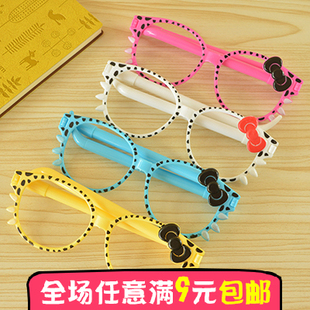广告宣传笔 卡通眼镜笔 学习用品 韩国创意文具 小学生奖品