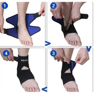 Bandage Sports pair Ankle Brace Support Strong Medical