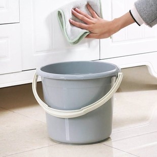 新款 小桶塑料桶圆形水桶无盖耐用小桶家用圆桶手提小号创意加厚
