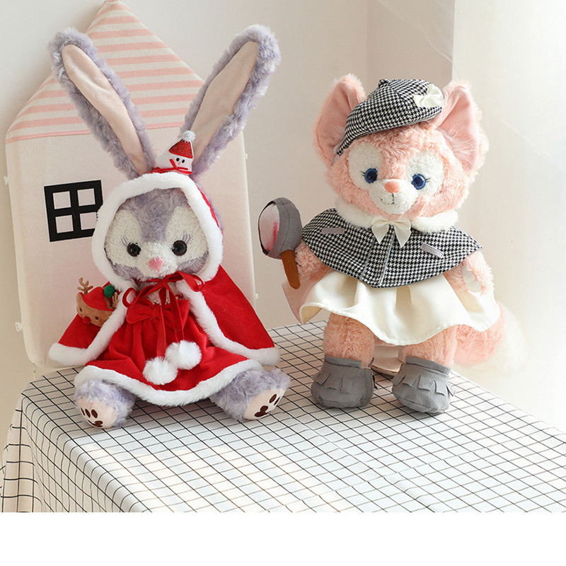 星黛露兔兔公仔衣服网红贝尔小狐狸布娃娃衣服着替 毛绒玩具服饰